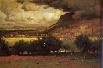 地味なシーン Painting - 来る嵐 1878 年の風景調律師ジョージ・イネス